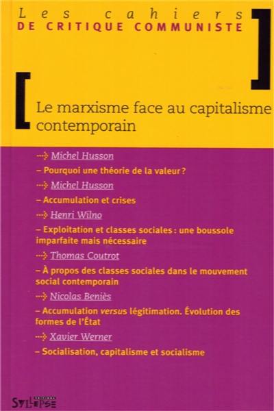 Le marxisme face au capitalisme contemporain