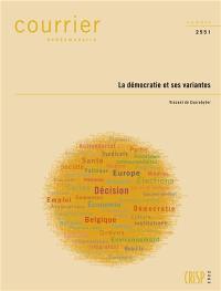 Courrier hebdomadaire, n° 2551. La démocratie et ses variantes